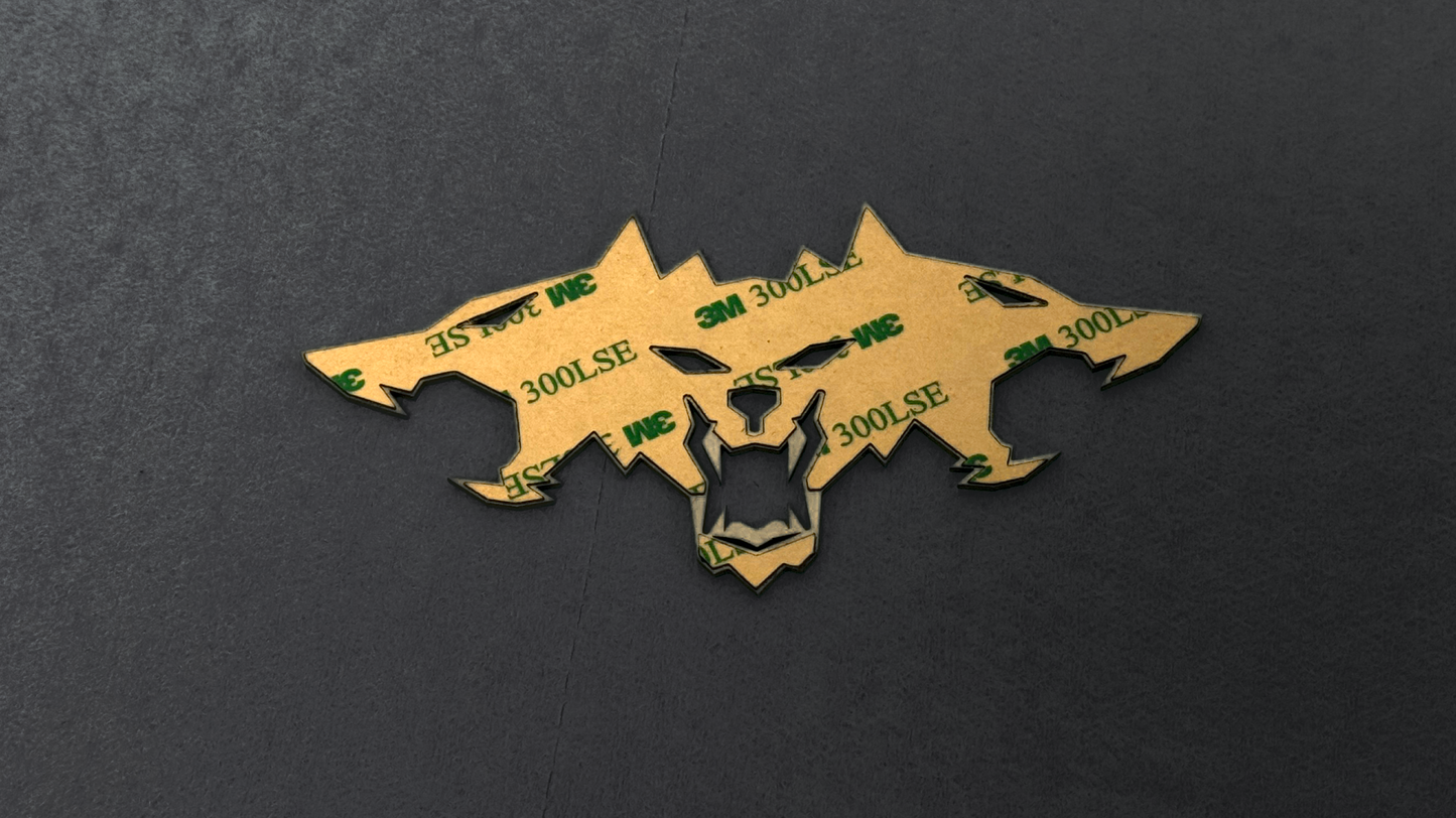 All Metal - Stainless Steel Cyberbeast Emblem