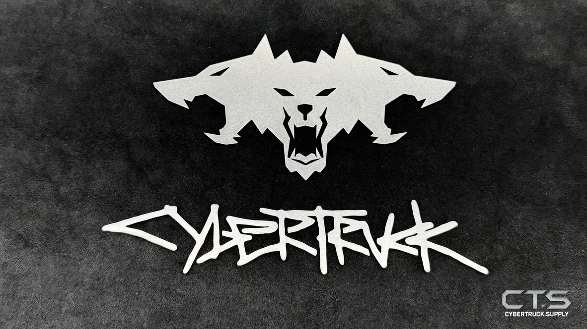 All Metal - Stainless Steel Cyberbeast Emblem