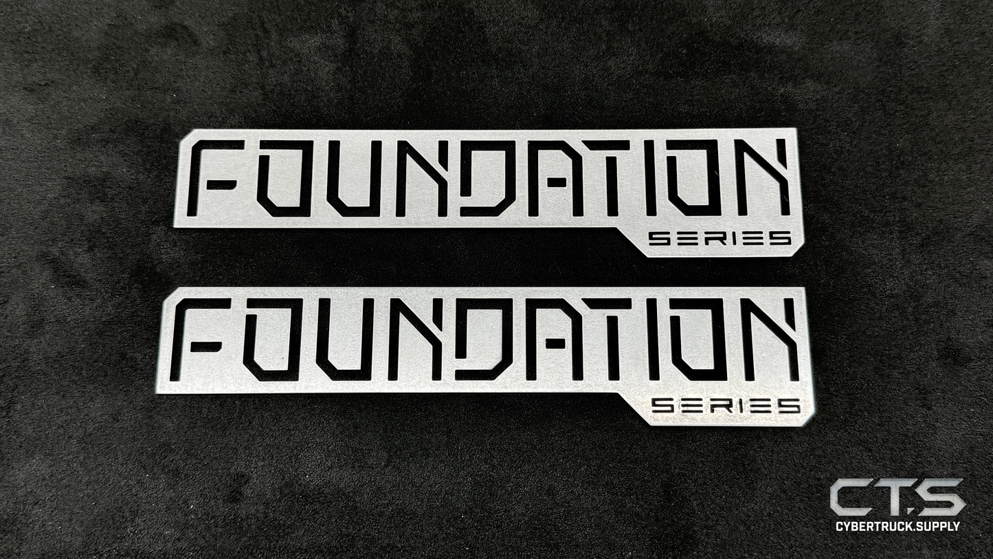 All Metal - Stainless Steel Foundation Series Badges