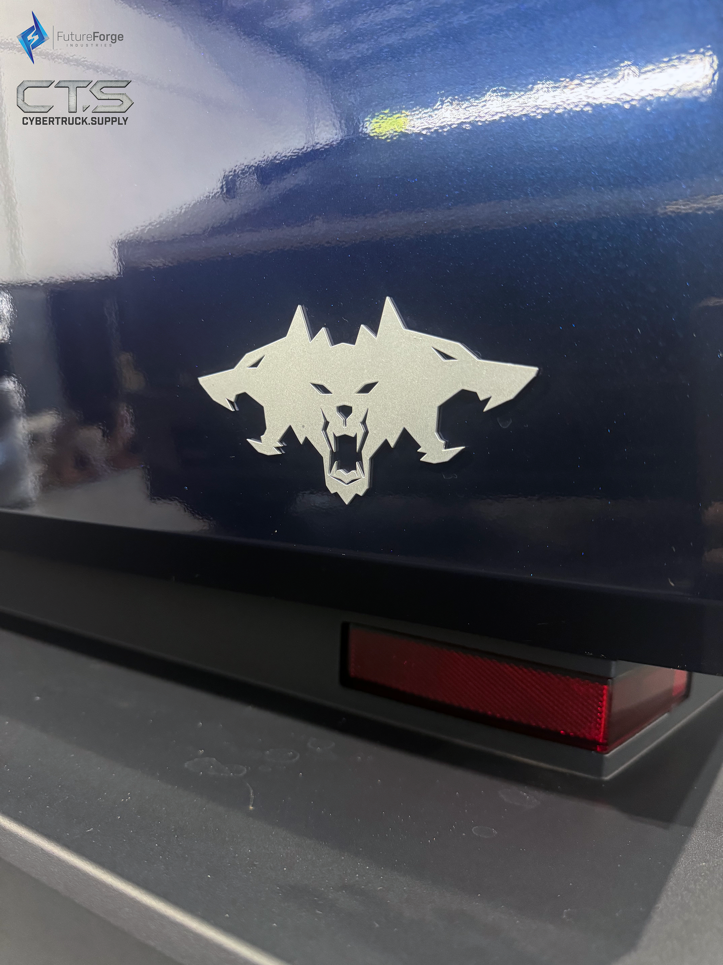 All Metal - Stainless Steel Cyberbeast Emblem