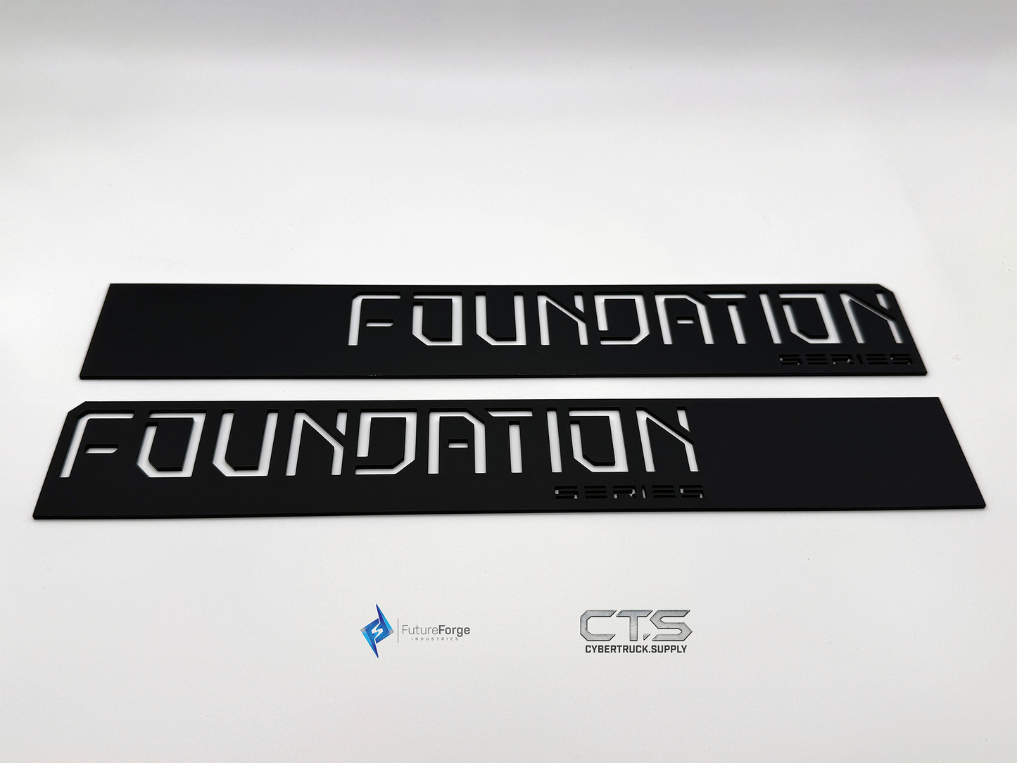 Black - All Metal - Stainless Steel Foundation Series Badges